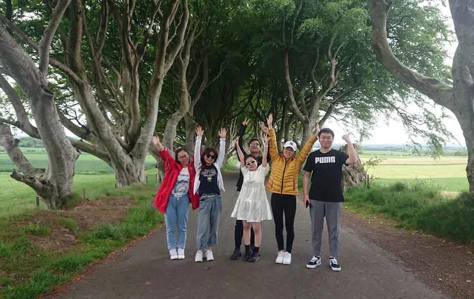 Game of Thrones Tour from Belfast 8 customer at dark hedges