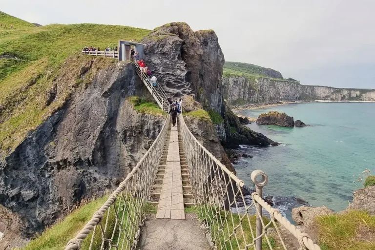 Carrick-a-Rede Rope Bridge on the Northern Ireland Road Trip