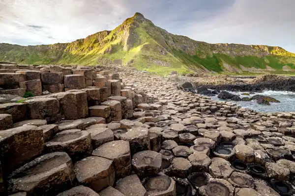 Giant’s Causeway basalt columns featured on the Contact Us page of Belfast Tours NI