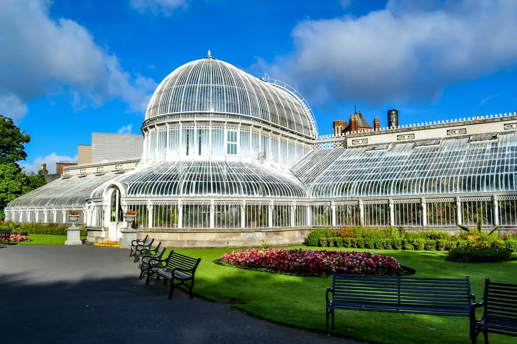 Palm House at Botanic Gardens Belfast featured on the Things to Do in Belfast