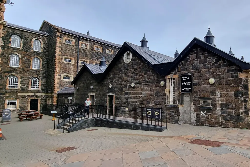 Crumlin Road Jail exterior courtyard in Belfast