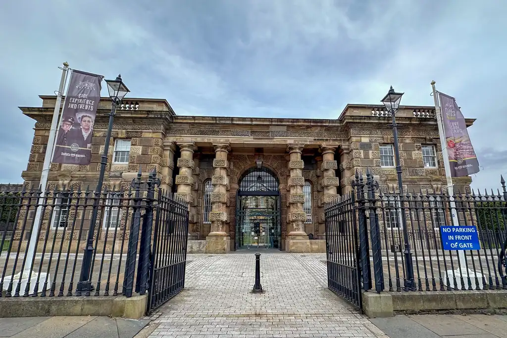 Front entrance of Crumlin Road Gaol in Belfast