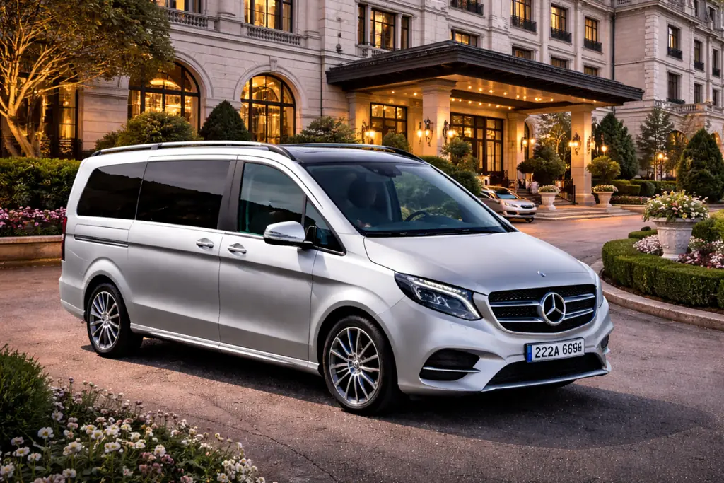 Belfast chauffeur service with a private Mercedes-Benz V-Class and professional driver