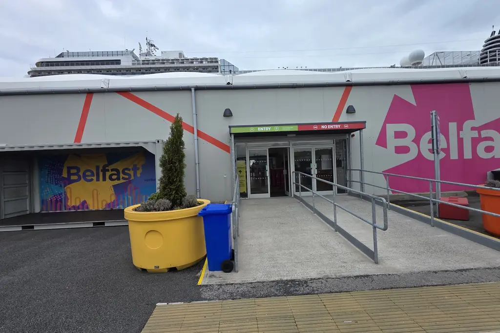 Belfast Cruise Terminal building in Belfast Harbour